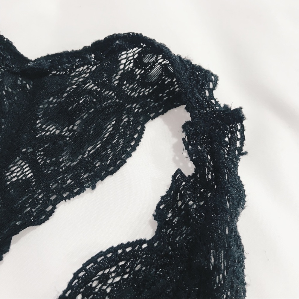 SOLD: Me to We Black Lace Longline Bralette - Picture 6 of 6